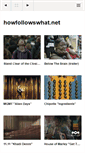 Mobile Screenshot of howfollowswhat.net